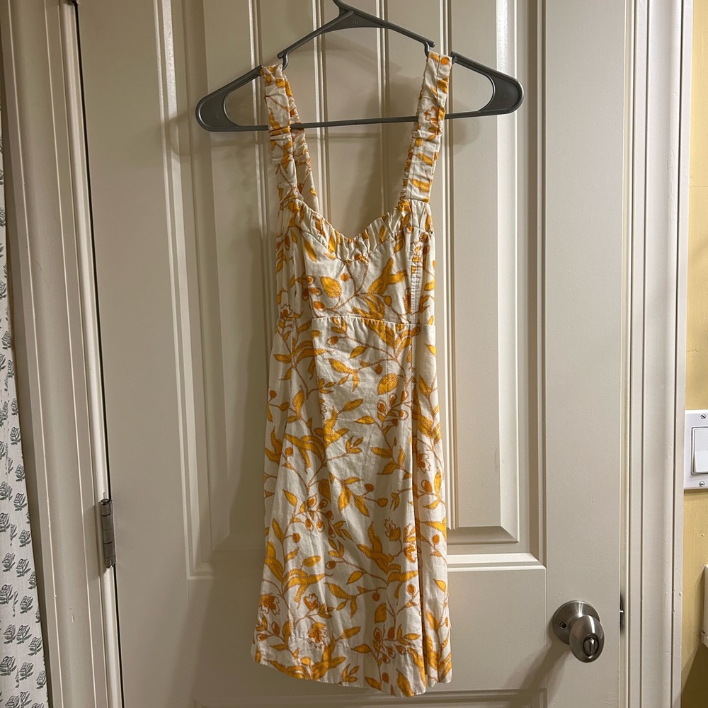 Anthropologie Sunlit Floral Dress